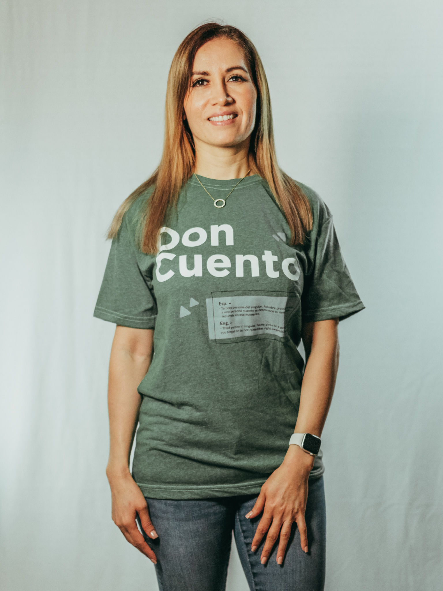 Playera con modismo Chapín: Don Cuento 100 % Algodón
