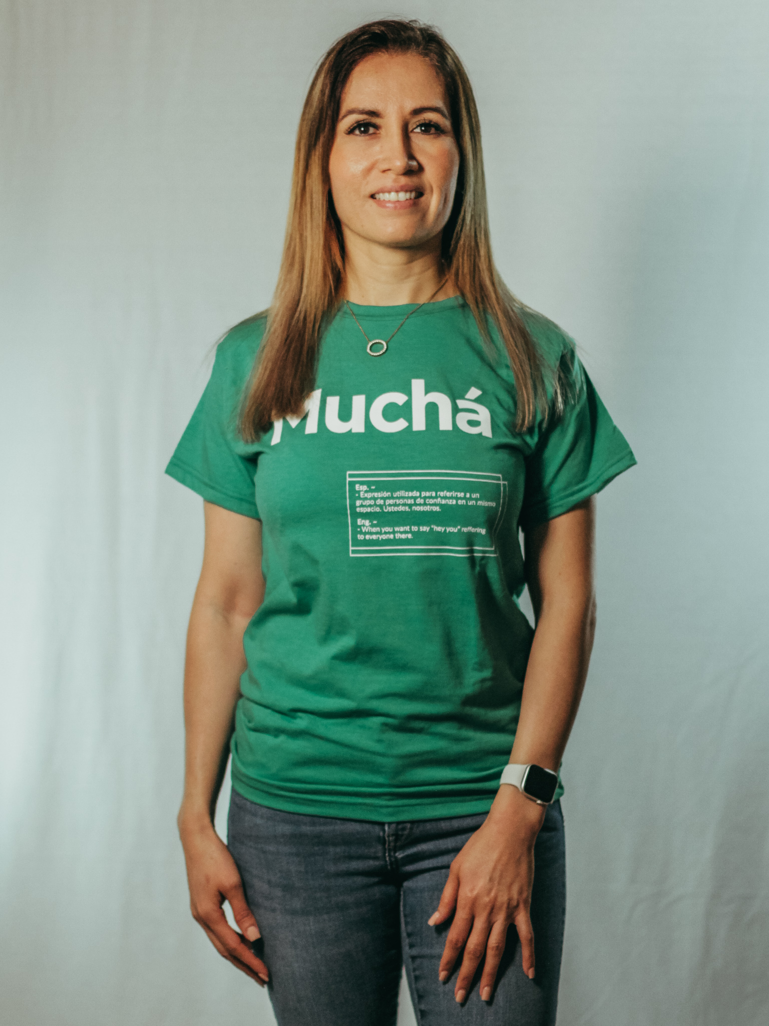 Playera con modismo chapín: Muchá 100% Algodón